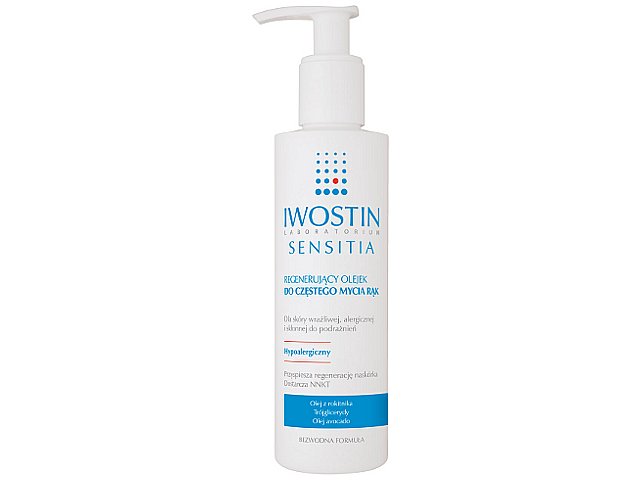 Iwostin Sensitia Olejek do częstego mycia rąk regenerujący interakcje ulotka   200 ml | butel.z pompką