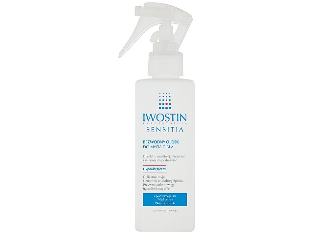 Iwostin Sensitia Olejek do mycia ciała bezwodny interakcje ulotka   190 ml