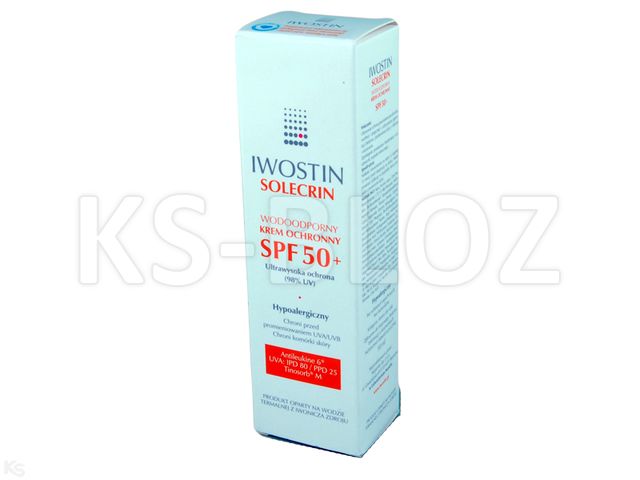 Iwostin Solecrin Krem do ciała ochronny SPF 50+ interakcje ulotka krem  50 ml