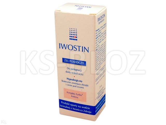 IWOSTIN Żel p/oczy.hypoalerg. interakcje ulotka żel - 25 ml