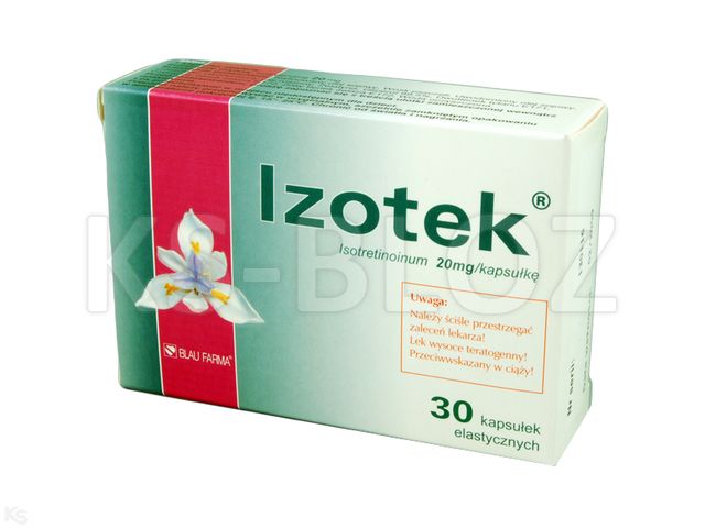 Izotek interakcje ulotka kapsułki elastyczne 20 mg 30 kaps.