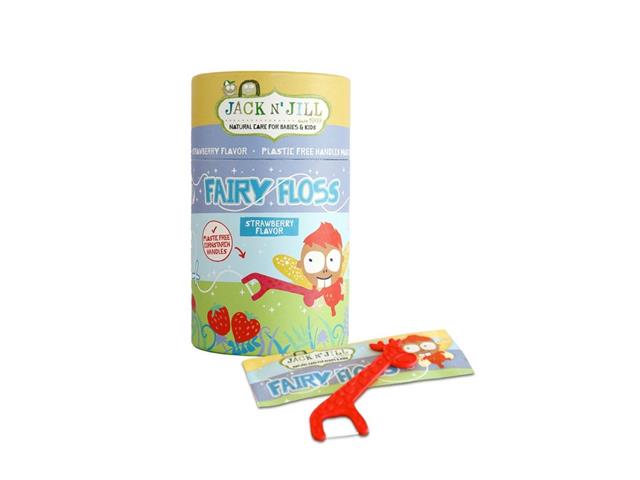 JACK N'JILL FAIRY FLOSS Nić dentystyczna dla dzieci interakcje ulotka nić dentystyczna - 30 szt.