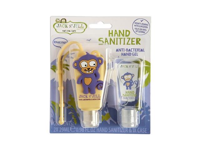 JACK N'JILL HAND SANITIZER Żel do dezynfekcji rąk MONKEY interakcje ulotka żel - 2 szt. po 29 ml