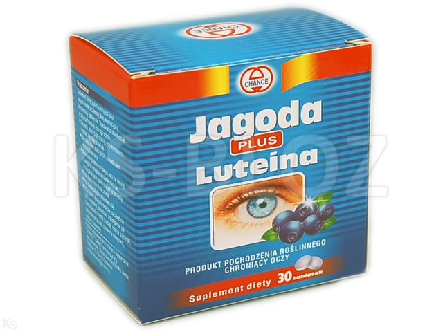 Jagoda + Luteina interakcje ulotka tabletki - 30 tabl.