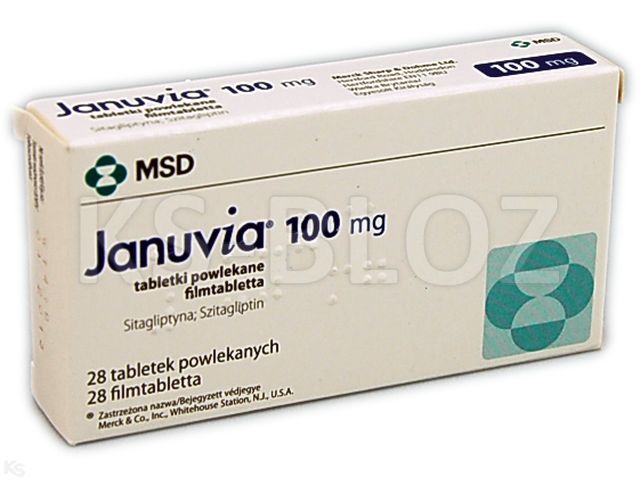 Januvia interakcje ulotka tabletki powlekane 100 mg 