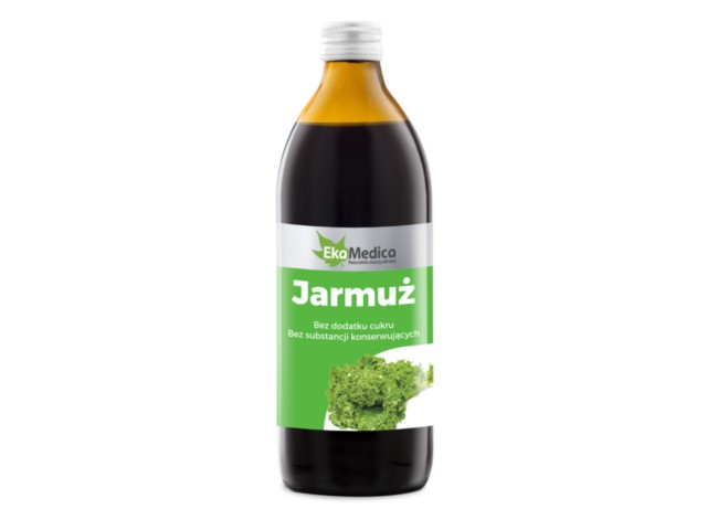 Jarmuż Sok 100% interakcje ulotka płyn  500 ml