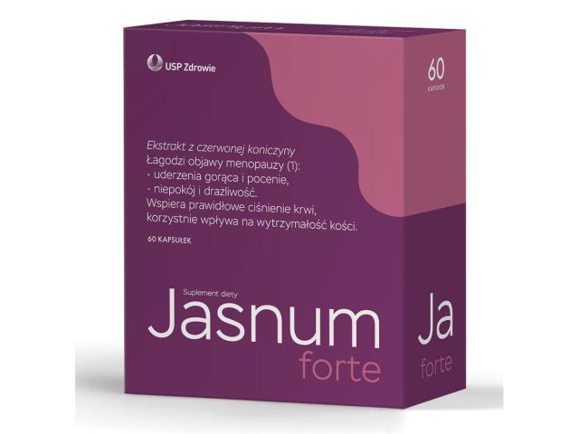Jasnum Forte interakcje ulotka kapsułki  60 kaps.