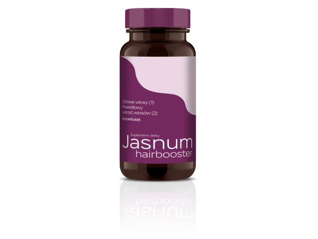 Jasnum Hairbooster interakcje ulotka kapsułki  90 kaps.
