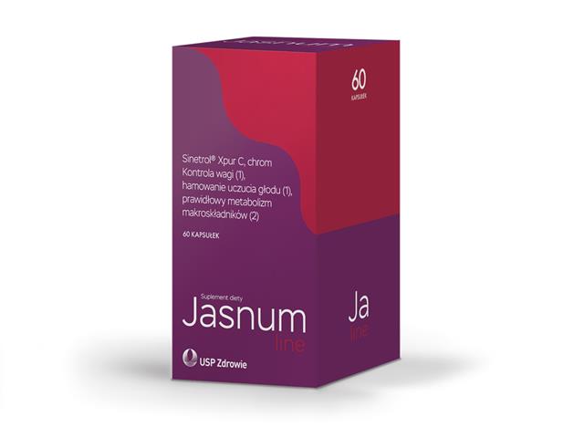 Jasnum Line interakcje ulotka kapsułki  60 kaps.