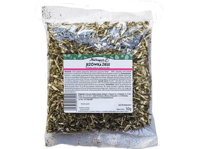 Jeżówka Ziele interakcje ulotka herbata - 50 g