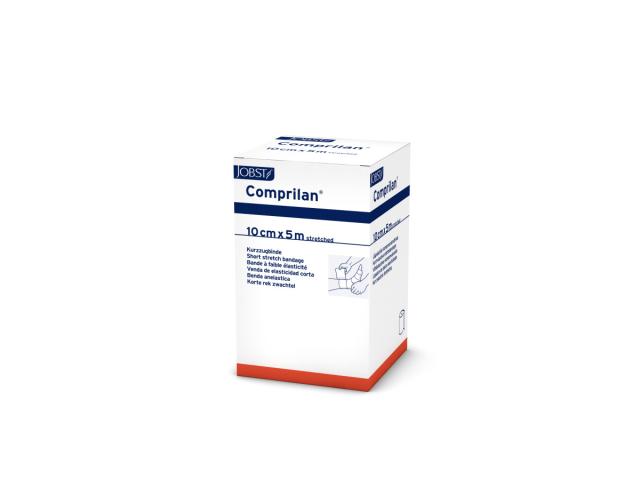 Jobst Bandaż rozciągliwy krótki 100% bawełna 10 cm x 5 m interakcje ulotka bandaż elastyczny - 1 szt.