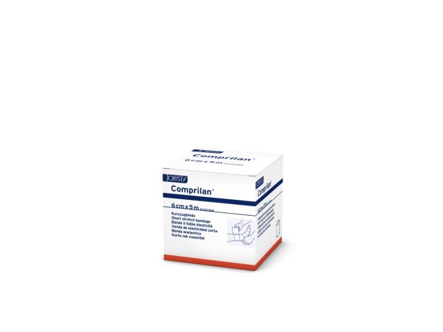 Jobst Comprilan Bandaż rozciągliwy krótki 100% bawełna 6 cm x 5 m interakcje ulotka bandaż elastyczny - 1 szt.