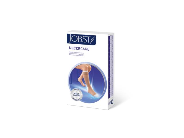 Jobst Ulcercare Zestaw 40 mm Hg czarny S (29-35 cm) /18-21 cm 1 Podkolanówka zamek lewy + 2 linery interakcje ulotka podkolanówka przeciwżylakowa - 1 op. (pakiet)