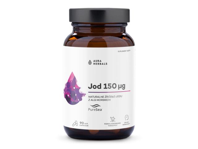 Jod 150 mcg PureSea interakcje ulotka kapsułki - 90 kaps.