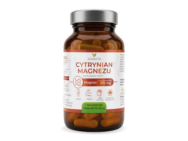 Jodavita Cytrynian Magnezu interakcje ulotka kapsułki - 100 kaps.