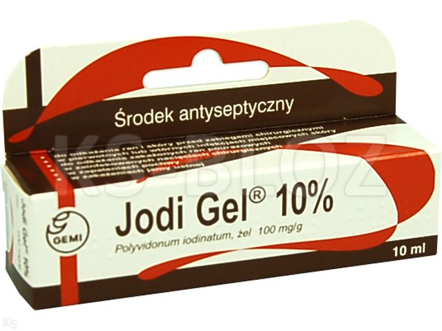 Jodi Gel 10% interakcje ulotka żel 100 mg/g 10 ml | tuba