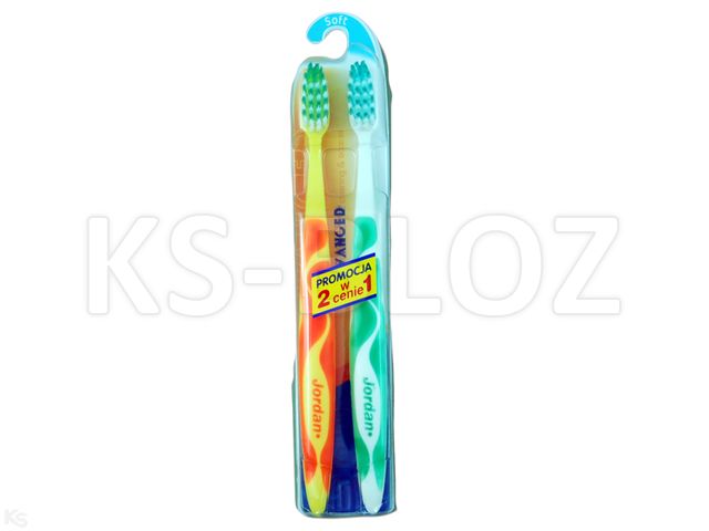 Jordan Advanced Szczoteczka do mycia zębów soft interakcje ulotka szczotka - 1 szt.