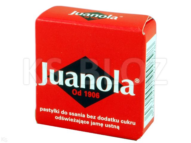 Juanola interakcje ulotka pastylki do ssania - 6 g