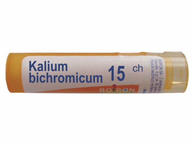 Kalium Bichromicum 15 CH interakcje ulotka granulki  4 g