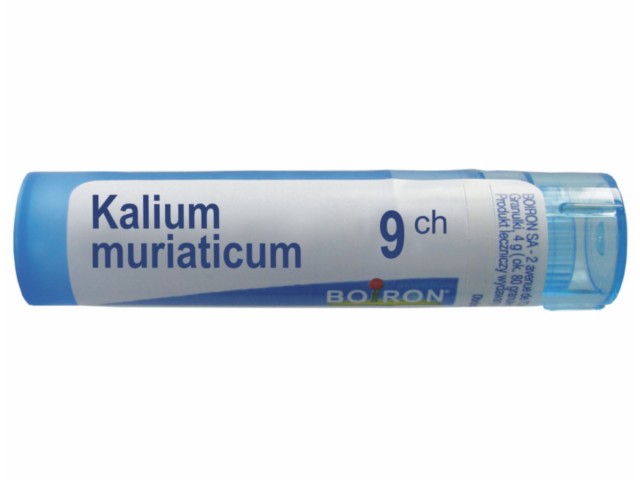 Kalium Muriaticum 9 CH interakcje ulotka granulki  4 g