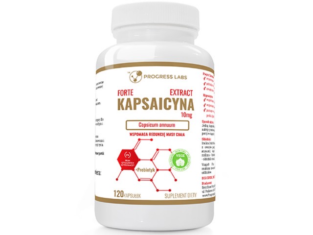 Kapsaicyna Forte Extract interakcje ulotka kapsułki - 120 kaps.