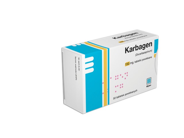 Karbagen interakcje ulotka tabletki powlekane 150 mg 50 tabl. (5 blist. po 10 tabl.)