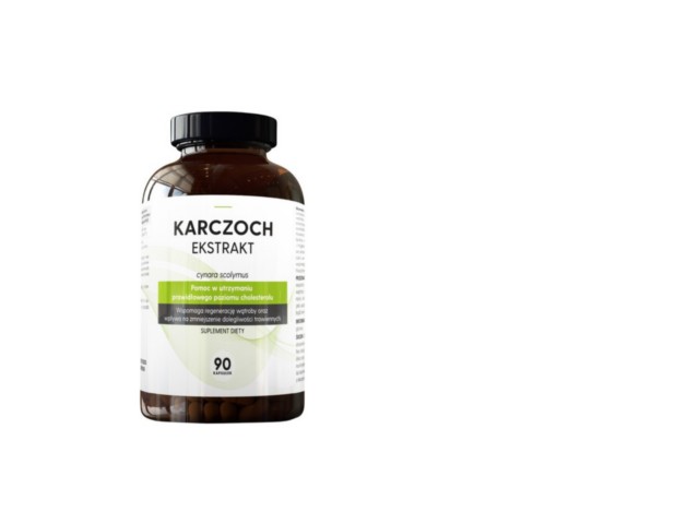 Karczoch Ekstrakt interakcje ulotka kapsułki - 90 kaps. (but.)