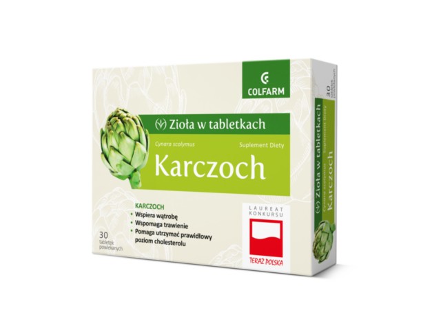 Karczoch interakcje ulotka tabletki powlekane  30 tabl. (3 blist. po 10 tabl.)