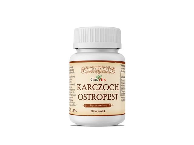 Karczoch Ostropest interakcje ulotka kapsułki - 60 kaps.