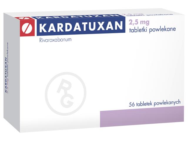Kardatuxan interakcje ulotka tabletki powlekane 2,5 mg 56 tabl.