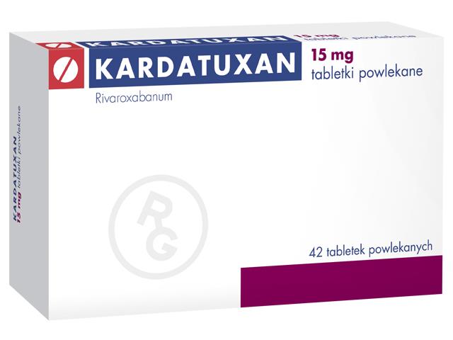 Kardatuxan interakcje ulotka tabletki powlekane 15 mg 42 tabl.