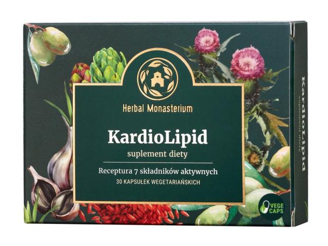 KardioLipid Herbal Monasterium interakcje ulotka kapsułki  30 kaps.