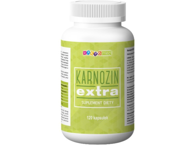 Karnozin Extra interakcje ulotka kapsułki - 120 kaps.