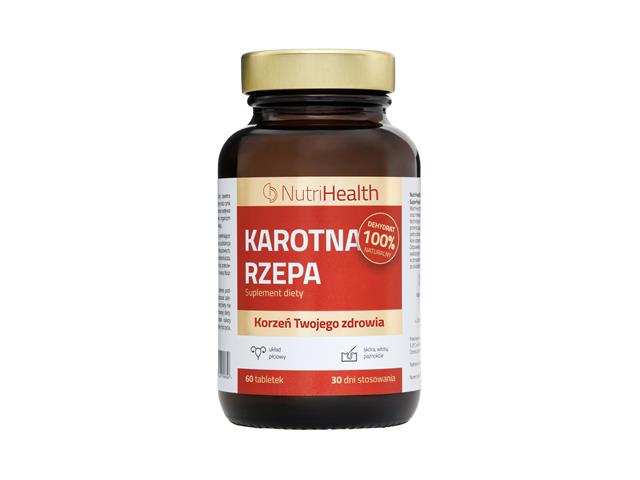 Karotna Rzepa interakcje ulotka tabletki - 60 tabl.
