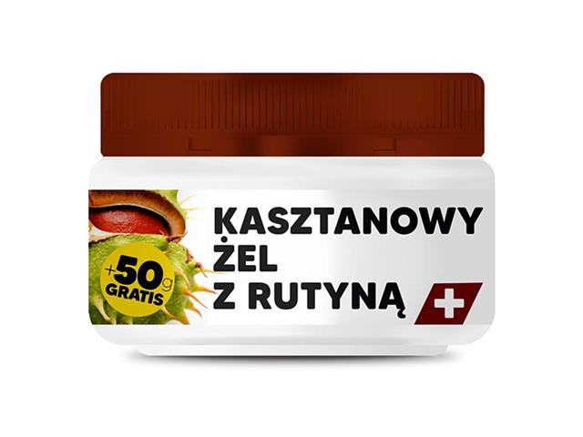 Kasztanowy Żel z rutyną interakcje ulotka żel  400 g