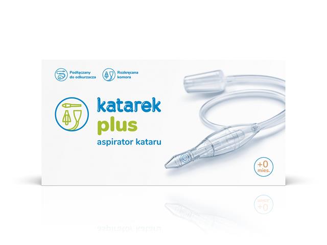 Katarek Plus Aspirator kataru do nosa dla dzieci interakcje ulotka aspirator  1 szt.