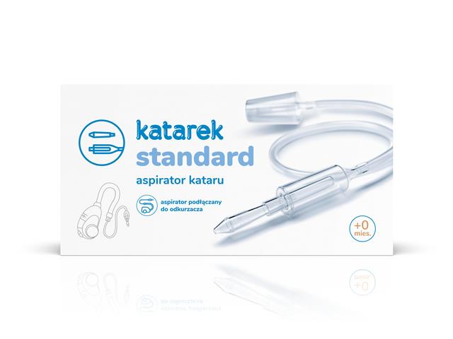 Katarek Standard Aspirator kataru do nosa dla dzieci interakcje ulotka aspirator  1 szt.