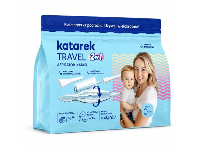 Katarek Travel Aspirator kataru 2w1 0 m+ interakcje ulotka aspirator 1 szt.