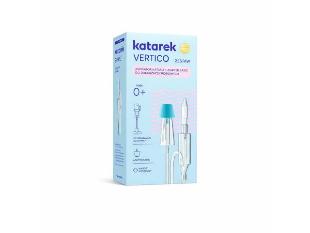 Katarek Vertico Zestaw Aspirator kataru + Adapter Basic do odkurzaczy pionowych interakcje ulotka zestaw  1 zest.