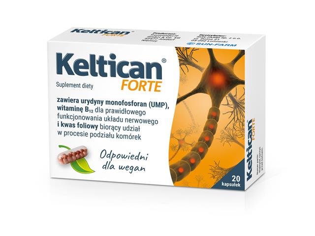 Keltican Forte interakcje ulotka kapsułki  20 kaps.