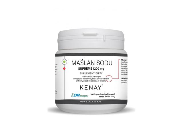 Kenay Maślan Sodu Supreme 1200 mg interakcje ulotka kapsułki dojelitowe - 300 kaps.