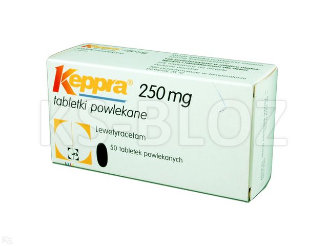 Keppra interakcje ulotka tabletki powlekane 250 mg 50 tabl.