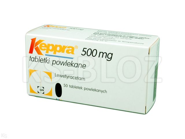Keppra interakcje ulotka tabletki powlekane 500 mg 50 tabl.