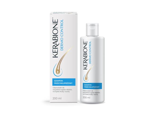 Kerabione Dermo Control Szampon przeciwłupieżowy do wszystkich typów włosów interakcje ulotka szampon - 200 ml