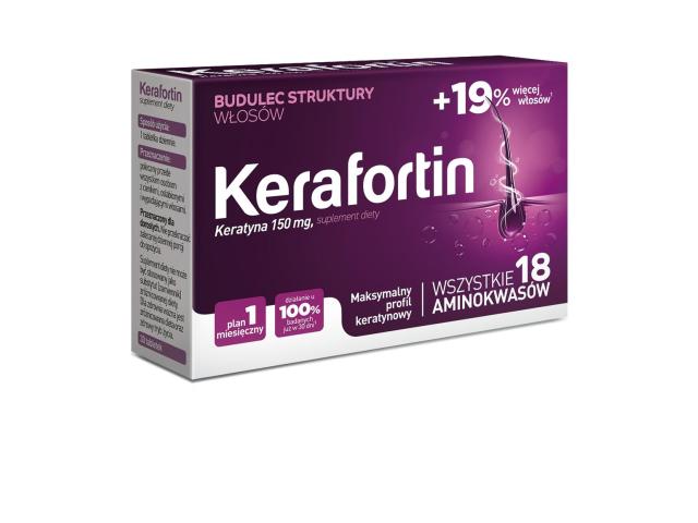 Kerafortin interakcje ulotka tabletki - 30 tabl.