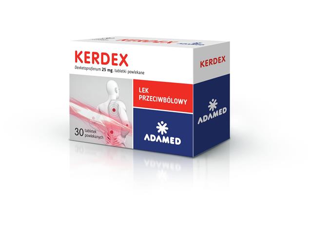 Kerdex interakcje ulotka tabletki powlekane 25 mg 30 tabl.