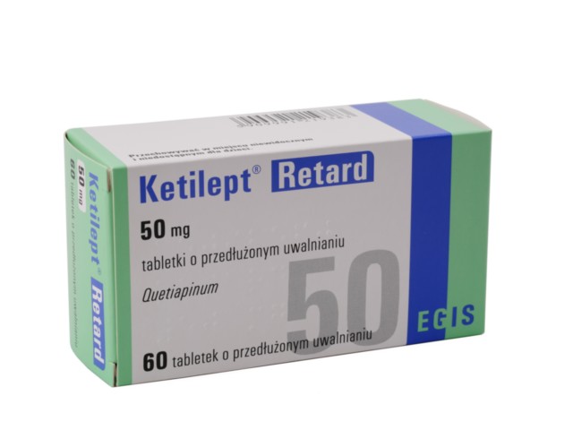 Ketilept Retard interakcje ulotka tabletki o przedłużonym uwalnianiu 50 mg 60 tabl.