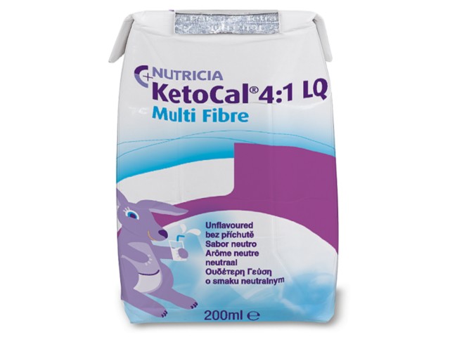 KetoCal 4:1 LQ Multi Fibre o smaku neutralnym interakcje ulotka płyn - 32 szt. po 200 ml
