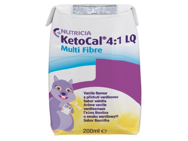 KetoCal 4:1 LQ Multi Fibre o smaku waniliowym interakcje ulotka płyn - 32 szt. po 200 ml