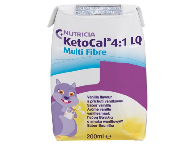 KetoCal 4:1 LQ Multi Fibre o smaku waniliowym interakcje ulotka płyn  32 szt. po 200 ml